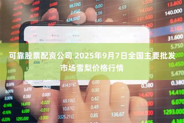 可靠股票配资公司 2025年9月7日全国主要批发市场雪梨价格行情
